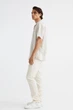 Джинси H&M 061074402_cream 30/32 Кремовий - зображення 3