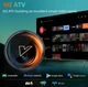 Смарт ТВ приставка Android SmartTV Box Vontar W2 ATV 4/32Gb Голос 4K HDR - изображение 5