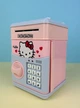 Електронна Скарбничка сейф з кодовим замком + купюроприймач Bodyguard "Hello Kitty", рожева - зображення 1