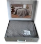 Покрывало Maison D'or My Favorite Pike grey вафельное 180x220 - изображение 1