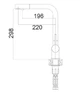Кухонный смеситель Fabiano FKM 31.40 SS Nano Graphite 8231.401.1115 - изображение 3