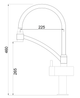 Кухонний змішувач Fabiano FKMS 60 Inox 8232.403.0757 - зображення 8