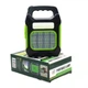 Переносний ліхтар LED Solar JY-978В зелений з функцією Powerbank на сонячній батареї - зображення 1