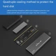 Зовнішня кишеня Blueendless M280N для M.2 SSD NVMe PCIe USB 3.1 Type-C з радіатором і термопрокладкою (M280N) - зображення 2