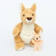 Smiki, Eco Plush, Pet loves pet, Мама кенгуру с малышом, талисман, 31 см (7439603) - изображение 3