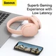 Бездротові Bluetooth навушники BASEUS Encok Wireless headphone D02 Pro BT5.3, AUX Pink NGTD010304 - зображення 9