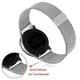 Ремешок&nbsp;металлический Миланская петля для часов Amazfit, Haylou, Huawei, Samsung, 22mm, Milanese Loop Silver - изображение 3