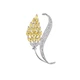 Брошь женская BROCHE бижутерия Колосок серебристая BRBF113045 - изображение 1