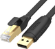 Kabel Unitek RJ-45 na USB-A 1.8 m (Y-SP02001B) - obraz 1