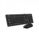 Комплект (клавиатура, мышь) A4-Tech KK-3330S Black USB - изображение 2