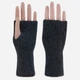 Митенки женские вязаные Malisa Кира 10-5023-LT-194 One Size Темно-серые - изображение 2