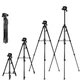 Штатив трипод с пультом профессиональный для камеры и телефона Yulupai Tripod YF-3388 Pro Черный/Black - изображение 2