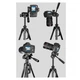 Штатив трипод с пультом профессиональный для камеры и телефона Yulupai Tripod YF-3388 Pro Черный/Black - изображение 5