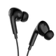 Навушники проводні Hoco Crystal sound wire-controlled earphones with microphone M101 Pro black - зображення 3