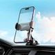 Универсальный автомобильный держатель Borofone Enlighten clip Car holder (center console) BH89 |4.5-7"| black - изображение 9