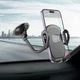 Универсальный автомобильный держатель Hoco General Car holder (windshield) H10 |4.7-7"| - изображение 8