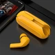 Беспроводные наушники с активным шумоподавлением Hoco EW39 Bright TWS yellow - изображение 3