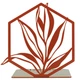 Упор для книг Glozis Terra Copper G-043 15 х 15 см - зображення 1