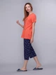 Домашній одяг U. S. Polo Assn - Футболка та бриджі 15662 помаранчеві, S - зображення 1