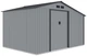 Садовий сарай із навісом для інструментів MADISON 11x8 Light Grey 342x255 см 003995 - зображення 6