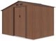 Садовий сарай із навісом для інструментів MADISON 9x6 Walnut 278x191 cm 003999 - зображення 7