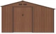 Садовий сарай із навісом для інструментів MADISON 11x8 Walnut 342x255 см 003996 - зображення 7