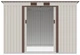 Садовий будинок сарай із навісом для інструментів OREGON 9x6 Beige 261x171 cm 004037 - зображення 5