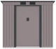 Садовий будинок сарай із навісом для інструментів OREGON 7x4 Warm Grey 201x121 cm 004031 - зображення 8
