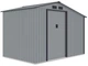 Садовий сарай із навісом для інструментів MADISON 9x6 Light Grey 278x191 cm 003998 - зображення 5