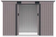 Садовий будинок сарай із навісом для інструментів OREGON 9x4 Warm Grey 261x121 cm 004036 - зображення 7
