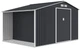 Садовий сарай із навісом для інструментів MADISON 11x8 Cold Grey 342x255 см 003994 - зображення 1