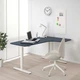 Комп'ютерний стіл кутовий BEKANT правий 160x110 см IKEA 692.823.56 білий/синій 125 - зображення 2