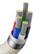 Кабель Baseus 1.2м Lightning - Type-C 20W 480 Мбит/с для Быстрой Зарядки Power Delivery (PD) USB-C на Apple 8 Pin Розовый - изображение 6