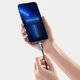 Кабель Baseus 1.2м Lightning - Type-C 20W 480 Мбит/с для Быстрой Зарядки Power Delivery (PD) USB-C на Apple 8 Pin Черный - изображение 7