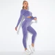 Жіночий костюм для фітнесу Whatiwear з утяжкою та ефектом Push Up (Пуш Ап) фіолетовий S (1318-purple-S) - зображення 5