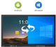 Інтерактивна панель iBoard 65" дюймів діагональ, дві ОС (Android 11.0 (rom/ram 4/32)+Windows) iBoard IP65VA11 (PC i5-10 gen 8/256SSD GF1050) - зображення 3