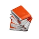 Термоодеяло многоразовое Emergency Blanket 130x210см спасательное термоодеяло туристическое (1010186-Orange) - изображение 2