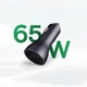 Зарядний пристрій Baseus Автомобільний 2x Type-C + USB 65W PD USB-C Power Delivery + USB-A Quick Charge 4.0 Golden Contactor Pro Металевий Чорний - зображення 7