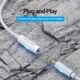 Переходник Vention 0.1м Type-C-3.5мм minijack Аудиоадаптер AUX на USB-C для Наушников Белый - изображение 12