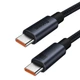Кабель Baseus 1м Type-C Type-C 100Вт (5А/20В) 480 Мбит/с PD 2.0 (Power Delivery) QC 4.0 E-Marker Чип Черный - изображение 1