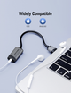 Звуковая карта Vention USB - 3.5мм minijack с поддержкой микрофона 16 бит/48 кГц TRRS Наружный Адаптер Стерео AUX 2-пиновый Серый - изображение 5