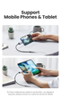 Звуковая карта Ugreen USB - 3.5мм minijack с поддержкой микрофона 24 бит/96 кГц TRRS Наружный Адаптер AUX 4-пиновый Металлический Черный - изображение 10
