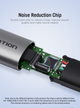 Звуковая карта Vention USB - 3.5мм minijack с поддержкой микрофона 16 бит/48 кГц TRRS Наружный Адаптер Стерео AUX 2-пиновый Серый - изображение 12