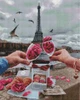 Алмазная мозаика ColorArt Бокалы и Париж 40х50 SP088 - изображение 2