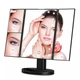 Дзеркало для макіяжу Superstar Magnifying Mirror 22 Чорне з LED підсвічуванням (4141TRMOC2) TIN66 - зображення 4