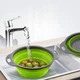Дуршлаг складной для овощей и фруктов Kitchen Craft 2 шт (силиконовый ) IS33 - изображение 4