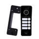 Вызывная панель домофона со встроенным считывателем карт SEVEN CP-7504/4 RFID black - зображення 7