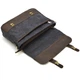 Мужской портфель из канвас и лошадиной кожи TARWA RGc-3920-3md серая - изображение 7