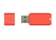 Флеш-накопичувач USB3.0 128GB GOODRAM UME3 Orange (UME3-1280O0R11) - изображение 3