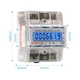 Лічильник електроенергії трифазний Sinotimer DTS6619 на дін рейку 3x10(100)А 3X230V 400V 50Hz DIN з підсвічуванням дисплея (колір білий) - зображення 6